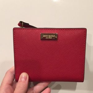 NWT Red Kate Spade wallet.